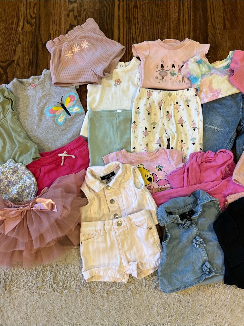12M Baby Girl Outfit Bundle | 7+ Complete Outfits